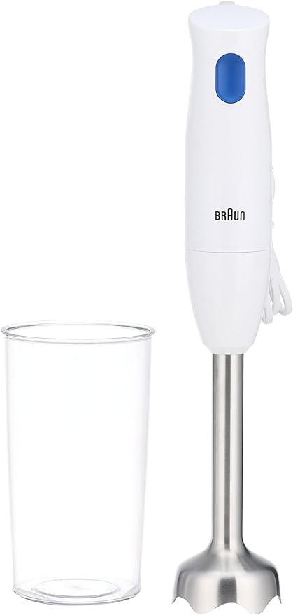 خلاط يدوي براون MQ10.001MWH ملتي كويك 1 - 450 واط، أبيض