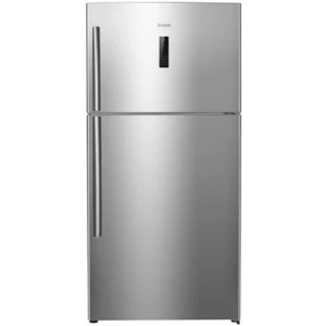 Gorenje Fridge with freezer, 85 cm, stainless steel, 550 l, Led display- NRF8181MX