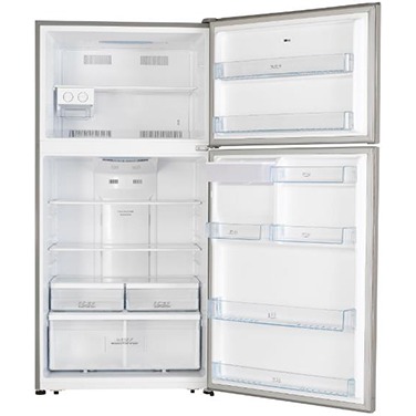 Gorenje Fridge with freezer, 85 cm, stainless steel, 550 l, Led display- NRF8181MX - Image 2