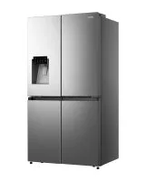ثلاجة جرونيا كروس دور مع فريزر، 90 سم، 4 أبواب، 585 لتر، فضي، انفرتر، مع موزع مياه NRM918FVX - الصورة 4