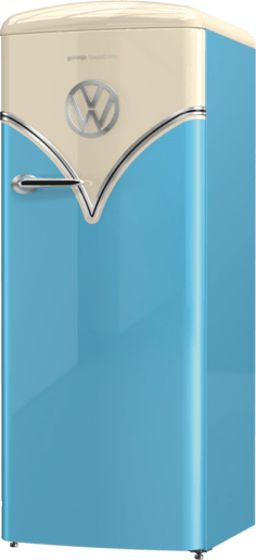 ثلاجة جرونيا مع فريزر، فولكس واجن، تحكم ميكانيكي، IonAir مع DynamiCooling، مروحة لتوزيع الهواء البارد، تصنيف الطاقة A+++-OBRB153BL - الصورة 4