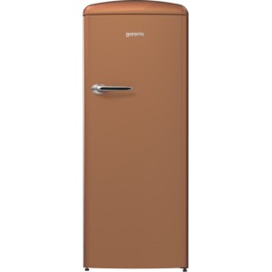 ثلاجة جرونيا ، تحكم ميكانيكي، منطقة مقرمشة مع خاصية التحكم بالرطوبة، نظام أيون إير مع تبريد ديناميكي، شريط LED جانبي، 4 رفوف زجاجية - ORB153CR