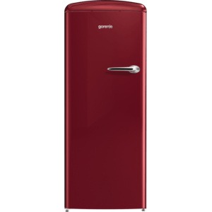 ثلاجة جرونيا ، تحكم ميكانيكي، CrispZone مع نظام التحكم بالرطوبة، IonAir مع DynamiCooling، شريط LED جانبي، 4 رفوف زجاجية - أحمر ORB153R