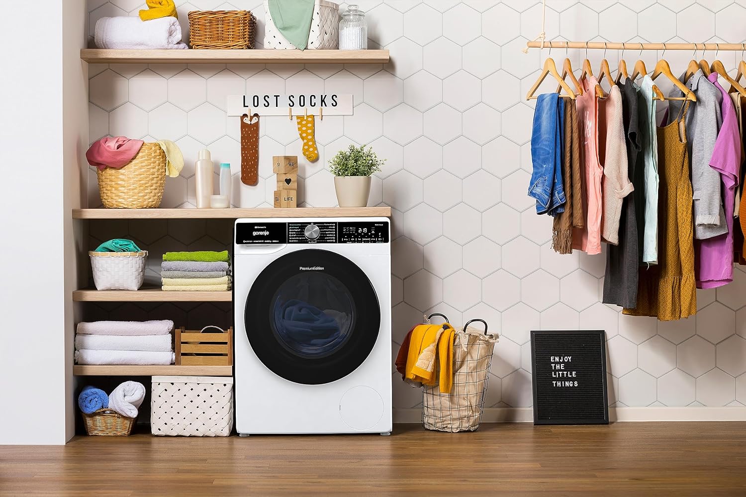 غسالة جرونيا ٦٠ سم، ١٠.٥ كجم، ١٤٠٠ دورة في الدقيقة، محرك باور درايف عاكس، ١٥ برنامجًا، واي فاي. - الصورة 8