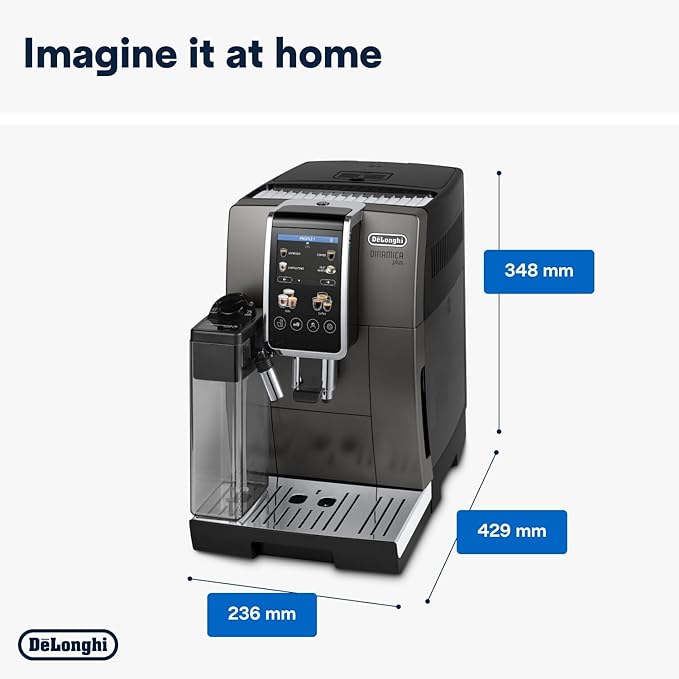 ماكينة صنع القهوة الأوتوماتيكية بالكامل DELONGHI DINAMICA PLUS ecam380.95.tb (ضمان دولي) - الصورة 2